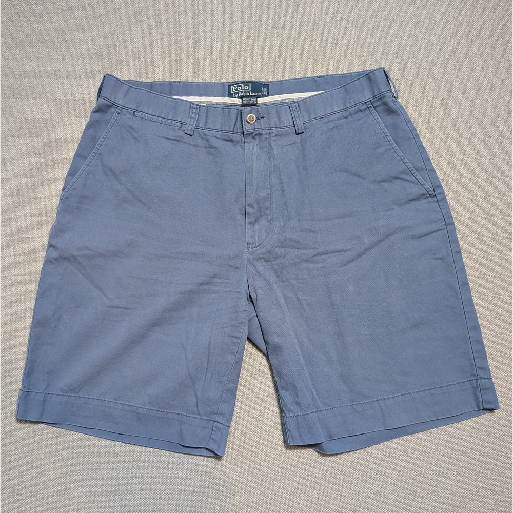 Polo Ralph Lauren Men's 36 Blue Prospect Chino Shorts Cotton Pony Summer Prep